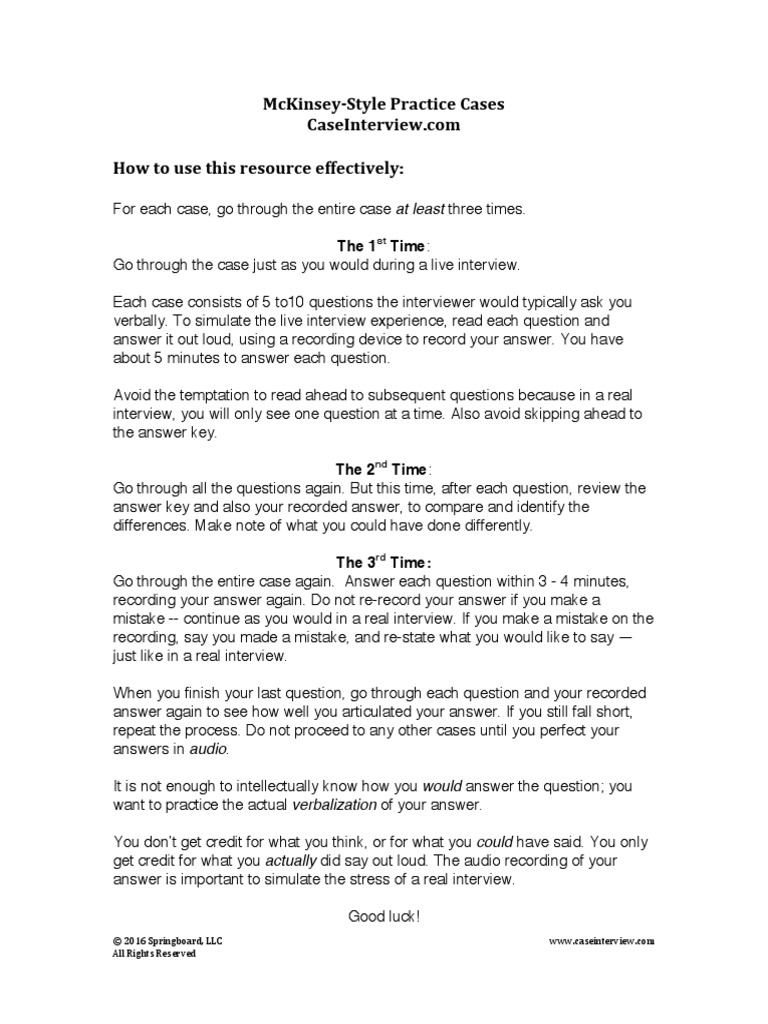 McKinseyStyle Cases READ FIRST PDF