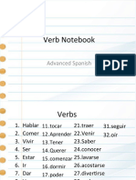 Spanish Verb Notebook Future Tense