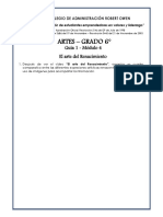 Artes 6° - Guía 1 Mód 4 - 2020