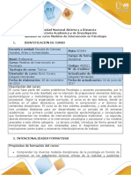 Syllabus Del Curso Modelos de Intervención en Psicología