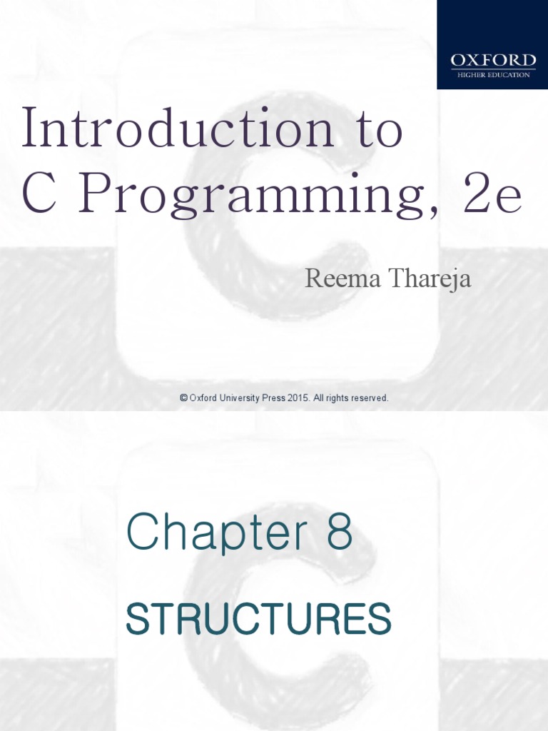 Introduction To C Programming, 2e: Reema Thareja | PDF | Theoretical ...