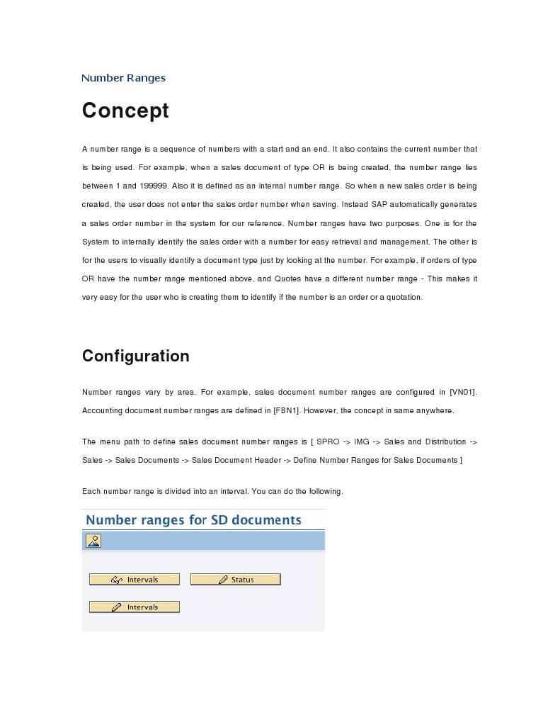Number Ranges | PDF