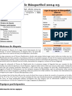 Liga Uruguaya de Básquetbol 2004-05 - Wikipedia, La Enciclopedia Libre PDF