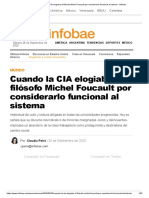 Cuando La CIA Elogiaba Al Filósofo Michel Foucault Por Considerarlo Funcional Al Sistema - Infobae