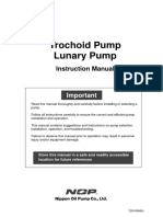 Trochoid Pump Lunary Pump: Instruction Manual