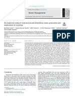 An Empirical Study of Construction and Demolition Waste Generation and 2019 PDF