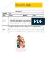 Evaluación bimestral 1 inglés grado 7