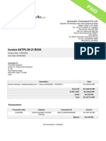 Invoice #ATPL/20-21/B246: Autocratic Technosoft PVT LTD