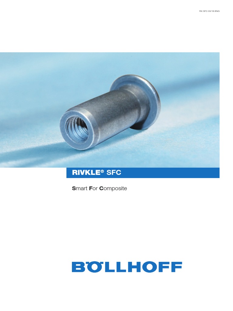 Bollhoff Rivkle SFC Inserts For Composite Material Catalog PDF ...