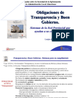 Obligaciones de Transparencia y Buen Gobierno