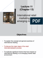 (Chapter 13) : International Retail Marketing and Emerging Markets