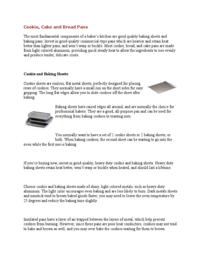 Baking Tools and Eqipments Final | PDF | Cookware And Bakeware | Pudding