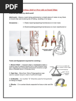 Bosun Chair Safety and Rigging Guide | PDF | Rope | Mast (Sailing)