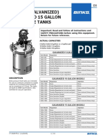 183G (Galvanized) 5, 10, AND 15 GALLON Asme Tanks: Service Manual