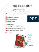 Acróstico Día Del Libro