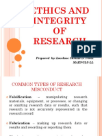 Ethics and Integrity of Research