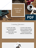Chapter 2 Literature Its Uses and Effects