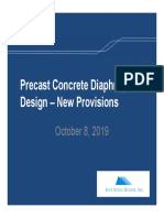 Ned Cleland Precast Concrete Diaphragm Design October 2019