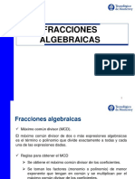 Fracciones Algebraicas