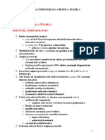 7.1. Boala Coronarian - Ischemic - Stabil - Angina Pectoral