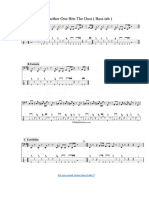 Another One Bites The Dust Bass Tab PDF