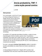 ConJur - Por insuficiência probatória, TRF-1 tranca ação penal contra Lula.pdf