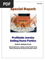 Special Report:: Profitable Jewelry Selling Home Parties