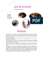 Tipos de Servicios e Historia PDF