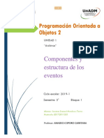 Programación Orientada A Objetos 2: Componentes y Estructura de Los Eventos