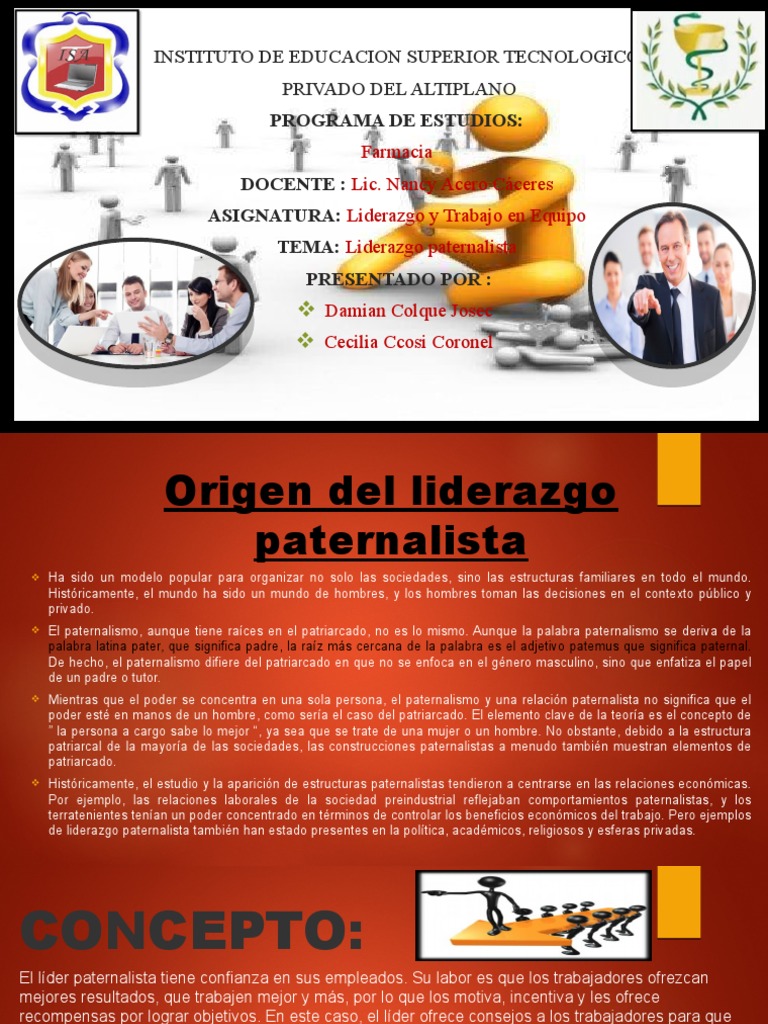 Características del Liderazgo Paternalista | PDF | Patriarcado | Liderazgo