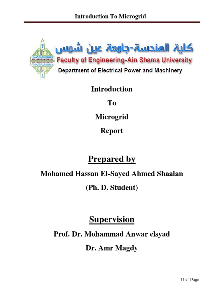 Introduction To Microgrid Pdf Pdf Distributed Generation