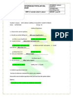 Worksheet Unit 2 Level 3 PDF