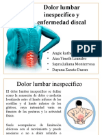 Dolor lumbar inespecífico y enfermedad discal..pptx