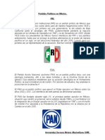 Partidos Políticos en México
