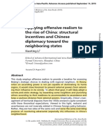 China Offensive Realism