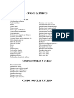 Lista de Cursos