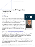 Flowmeter Pressure & Temperature Compensation Spittzer