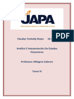 Análisis financieros Distribuidora Sur 2015