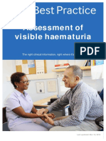 Assessment of Visible Haematuria: The Right Clinical Information, Right Where It's Needed