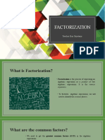 FACTORIZATION