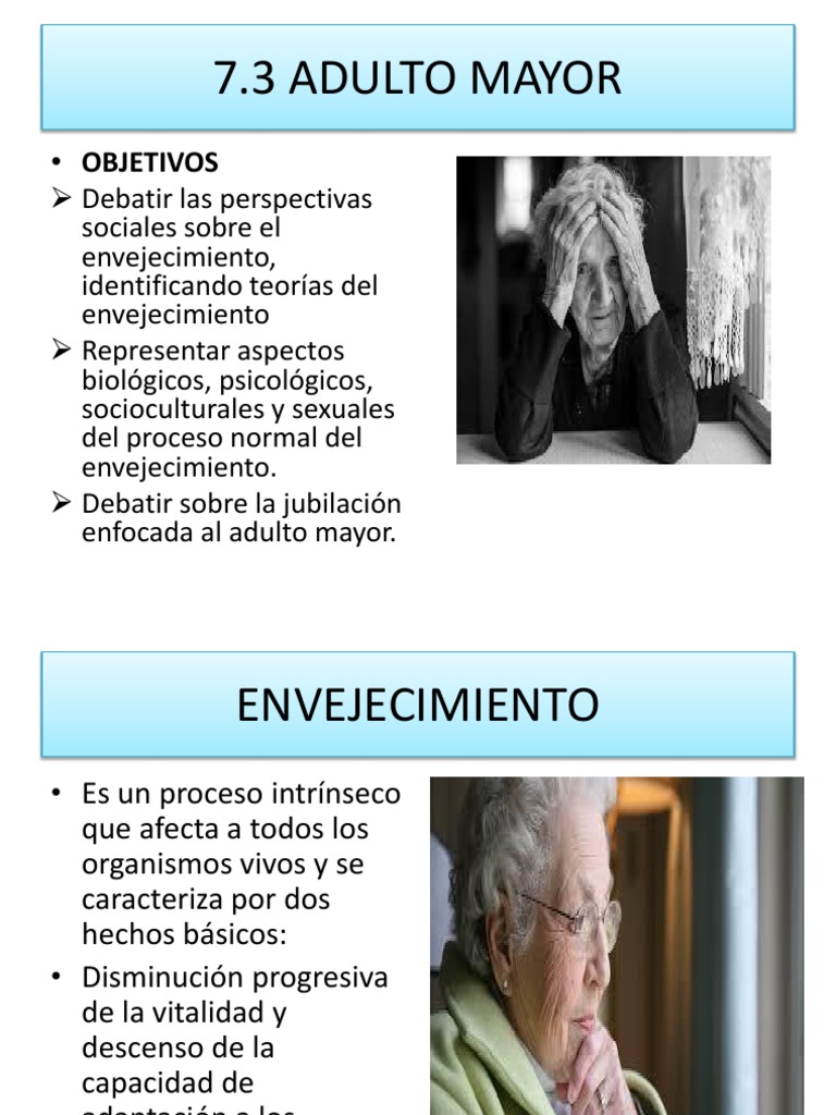 7.3 Adulto Mayor | PDF | Ansiedad | Trastorno de ansiedad