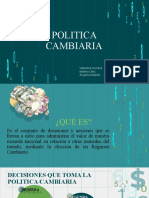 Politica Cambiaria