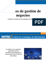 Unidad 6. Gestión de Tecnologías de Información