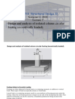 CEB 711 - Structural Design II: Semester 2, 2020 7