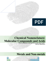 10.5. Chemical Nomenclature - Molecular Compounds and Acids