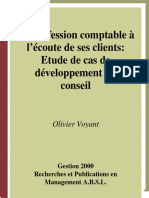 La Profession Comptable à l'Ecoute de ses Clients - Etude de Cas de Développement du Conseil.pdf