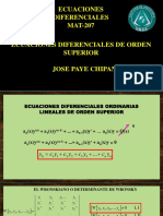 Clase 1 Ecuaciones Diferenciales de Orden Superior