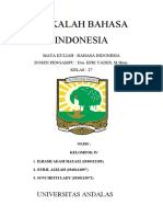 Makalah Bahasa Indonesia