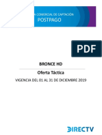 OFERTA COMERCIAL BRONCE HD Clientes Nuevos - Del 01 Al 31 de Diciembre 2 - PDF