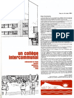 Brochure Du College DE TRETS 1981